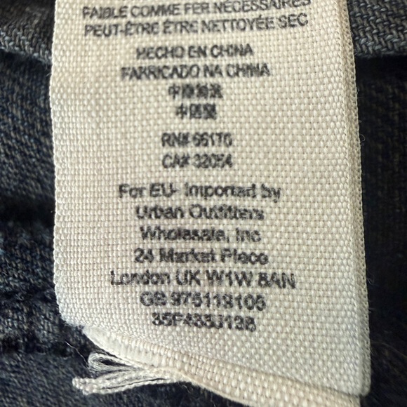 Free People Denim Jacket Blue Knit Sleeve Hooded Distressed Jean Women's XS - Picture 8 of 13